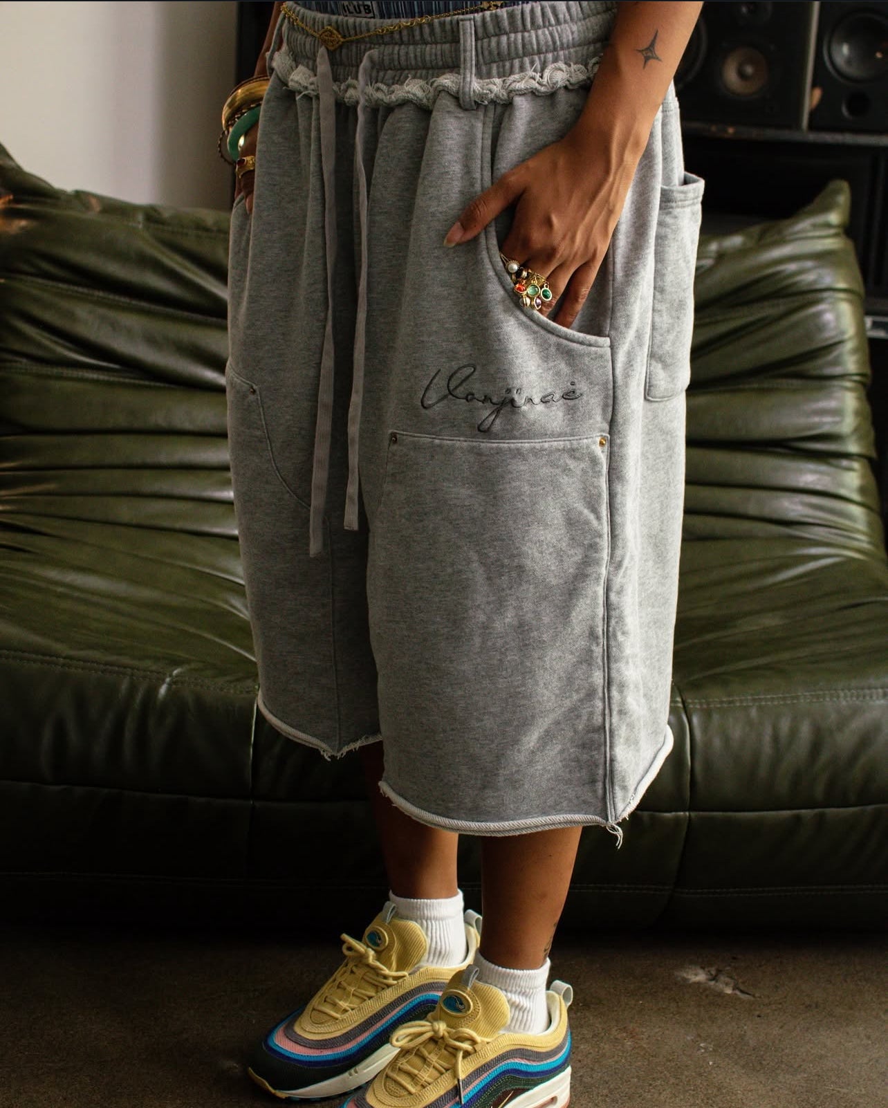 Double Knee Sweat Shorts